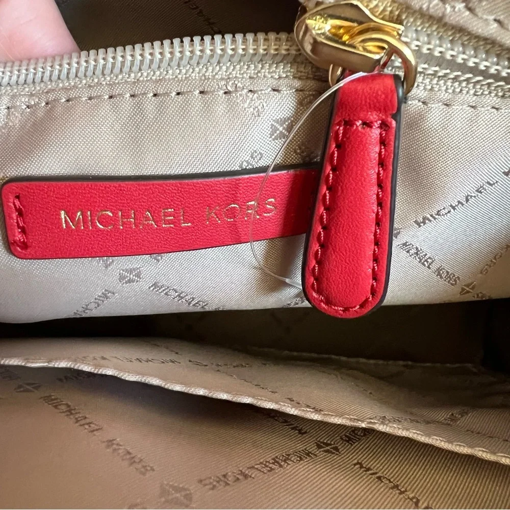 Michael Kors Sheila Tri Compartment Medium Satchel (No Long Strap)